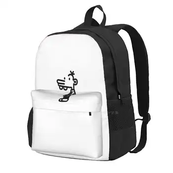 Школьный рюкзак Мэнни Хеффли большой емкости, сумки для ноутбуков, Manny Heffley Of A Wimpy Kid, милый популярный модный