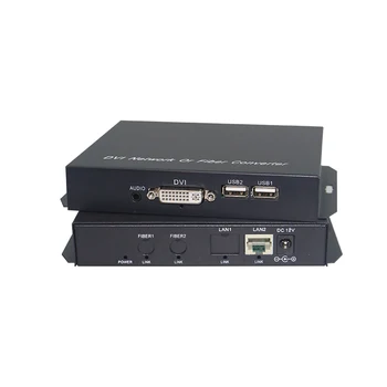 DVI usb kvm Удлинитель по IP / TCP UTP / STP CAT5e/6 Rj45 Локальная сеть DVI удлинитель мыши и клавиатуры DVI USB разветвитель