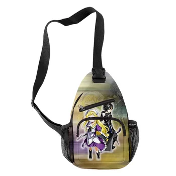 Модная сумка через плечо для мальчиков и девочек Black Summoner, спортивные сумки на открытом воздухе, диагональная поясная сумка на одно плечо