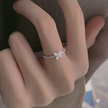 Серебряное оригинальное кольцо TF-Jz 3 с гравировкой из горного хрусталя, модное и элегантное женское ювелирное кольцо, бесплатная доставка, pl