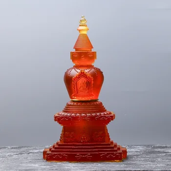 Глазурованная ступа Древний метод обжига Тантрическая ступа Тибетский буддизм Пагода Индры Ниты Ашоки
