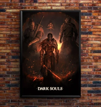 Игровой Плакат Dark Souls 2 На Холсте С Принтом Картины Украшение Домашней Настенной живописи (Без рамки)