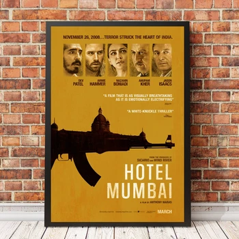 Отель Мумбаи Классический постер фильма Печать на холсте Украшение дома Настенная живопись (без рамки)