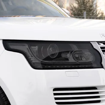 Защитная пленка для автомобильных фар Дымчато-черная наклейка из ТПУ для Land Rover Discovery 4 5 Defender Range Rover Sport Evoque Velar