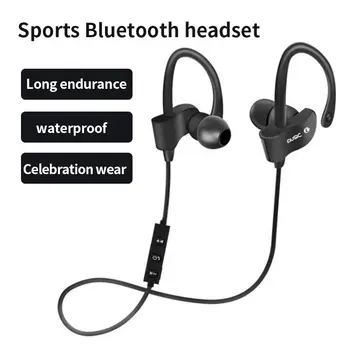 2023 Новая Портативная Спортивная Беспроводная Bluetooth-гарнитура для работы со стереомузыкой, Универсальные Мини-беруши с двумя вставками, Универсальные для подвешивания ушей