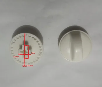 Детали стиральной машины пластиковая ручка диаметром 51 мм поперечного типа