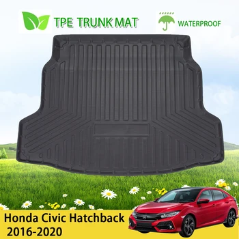 TPE автомобильный коврик для заднего багажника Грузовой лайнер Лоток для багажника Подходит для Honda Civic Хэтчбек 2016-2020