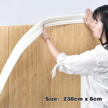 10ШТ Настенная паста для линии плинтуса 2,3 м * 8 см, 3D настенная паста, самоклеящаяся линия, фон для телевизора
