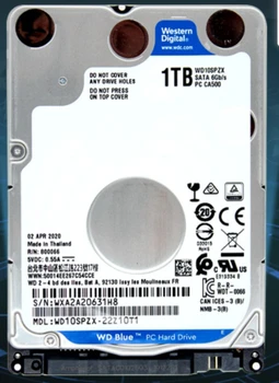 Для жесткого диска ноутбука Western емкостью 1 ТБ WD10SPZX от 7 мм 5400 до 64м1 ТБ для компьютерных игр черный синий диск