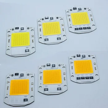 Диодные лампы с подсветкой DIY LED COB Chip лампа из бисера 20 Вт 30 Вт 50 Вт переменного тока 110 В 220 В Светодиодная лампа Lood Light Прожектор Наружная лампа с чипом