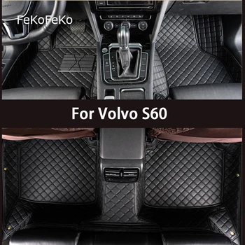 Автомобильные коврики FeKoFeKo на заказ для Volvo S60 Foot Coche Accessories Автомобильные ковры