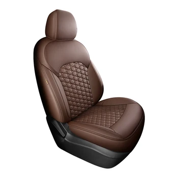 Чехол для автокресла, изготовленный по индивидуальному заказу Специально для MG Roewe RX5, полностью обтянут чехлом для передних и задних сидений из прочной ромбовидной кожи