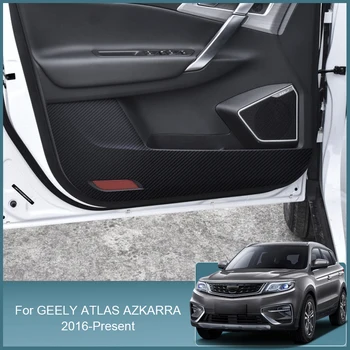 4ШТ Для GEELY ATLAS AZKARRA 2016-2025 Накладка для защиты двери автомобиля от ударов, защитная пленка, защитные наклейки, аксессуары для карбоновой отделки