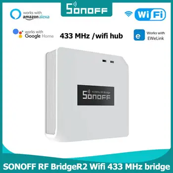 Ewelink RF Bridge R2 433 МГц Wifi Беспроводной Шлюз Для Автоматизации Умного Дома С Поддержкой DW2-RF PIR3-RF Датчика Через Alexa Google Home