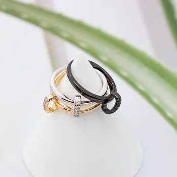 Индивидуальное кольцо для женщин, Корейская мода, Изящные кольца с микроинструментом из циркона, Серебряные Позолоченные Хрустальные Аксессуары для пальцев, ювелирные изделия