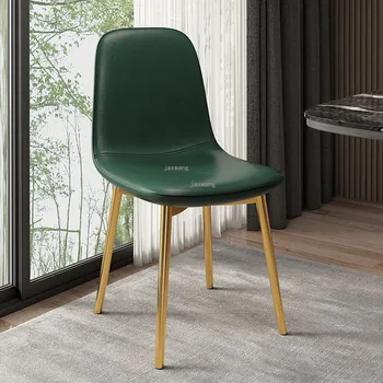 Обеденный стул Легкий Роскошный Современный минималистичный обеденный стол Стул для домашнего ресторана Со спинкой Обеденные стулья Креативная кухонная мебель