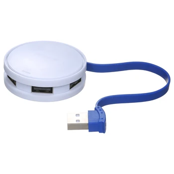 Мини-Портативный Концентратор 4-в-1 с 4 Портами USB 2.0, USB-Штекер к 4 USB-Гнездам, Адаптер для Ноутбука, Настольный USB-Удлинитель, Конвертер