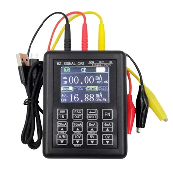 Регулируемый генератор сигналов 4-20 МА 0-10 В, Калибратор сигналов управления процессом, источник постоянного тока, имитатор 0-20 МА