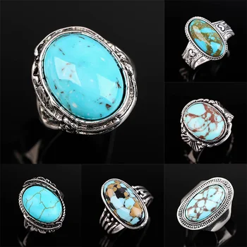 2023 Новые модные кольца в винтажном богемном стиле для женщин, Классическое этническое кольцо на палец для женщин, свадебные украшения для вечеринок Бесплатно
