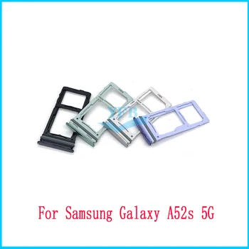 Для Samsung Galaxy A52 A52s 5G A528B Держатель Считывателя Держатель Лотка Для sim-карт Слот Адаптера