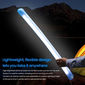 Походный фонарь 1/2/4шт, Портативный складной светодиодный рабочий фонарь с питанием от USB, аварийная лампа для путешествий на открытом воздухе, фонари для кемпинга