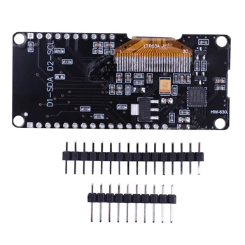 Для модуля Wi-Fi Wemos ESP8266 0,96-дюймовый OLED-дисплей NODEMCU Плата беспроводной разработки Micro USB интерфейс