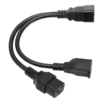 IEC320 C20-IEC320 C19 и 5-15R Шнур питания IEC320 C20 с разъемом IEC320 C19 и 5‑15R Разъемный кабель питания 12,6 дюйма новый