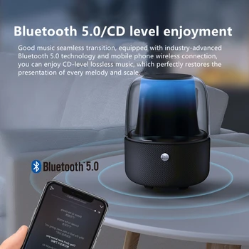 SOAIY SH77 Мини Беспроводной Bluetooth Динамик RGB light Домашнее Аудиоустройство Стерео Басовый Динамик Портативный Открытый Громкоговоритель Высокой Громкости