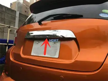 Для Nissan Note E-Power 2016-2020 Стайлинг автомобиля, задняя Верхняя крышка багажника, Накладка на задние ворота, наклейка на багажник, Защитная полоса