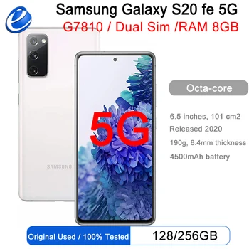 Samsung Galaxy S20FE S20 FE S20lite 4G G7810 С Двумя Sim-картами, 6 ГБ оперативной ПАМЯТИ, 128 ГБ ПЗУ, 6,5 