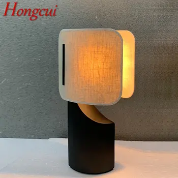 Современные настольные светильники Hongcui, креативная винтажная светодиодная прикроватная лампа для декора дома, гостиной, спальни, отеля