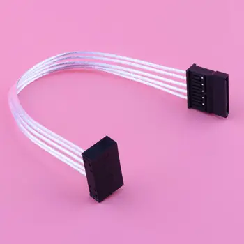 удлинительный кабель питания 20 см для ПК Внутренний жесткий диск компьютера/SSD белого цвета