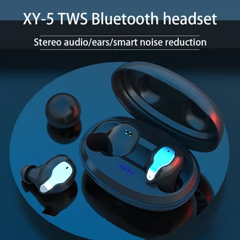 Беспроводная Bluetooth-гарнитура XY5 С механизмом-вкладышем, Водонепроницаемая Светодиодная Подсветка, Музыкальные игры с шумоподавлением, Аккумулятор Большой емкости, Видео
