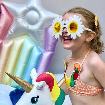 Модные солнцезащитные очки для вечеринки по случаю Дня рождения детей с героями мультфильмов, фото Очки для путешествий на открытом воздухе, Пляжные Солнцезащитные очки UV400