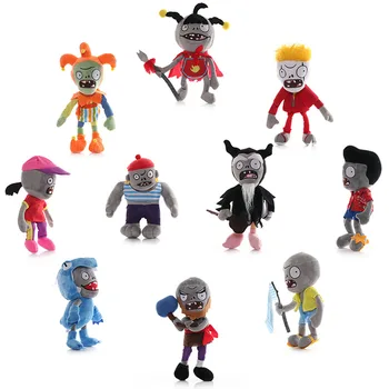 1шт 30 см Зомби Плюшевые куклы PVZ Плюшевые куклы Игрушки Оптом Точечные брюки Зомби Куклы для детской кукольной игры Кулон бесплатная доставка