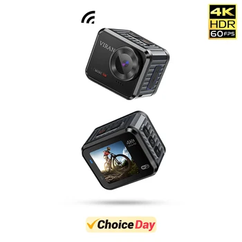CERASTES Mini 4K/60fps Ultra HD Action Camera V8 20MP WiFi 170D 10M Корпус Водонепроницаемый Шлем Камеры Для Видеозаписи Sports DV Cam
