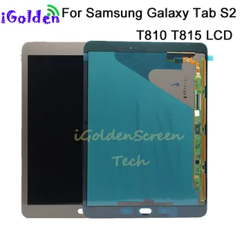 Для Samsung для Galaxy Tab S2 T810 T815 SM-T810 SM-T815 ЖК-дисплей С Сенсорным Экраном Дигитайзер в сборе 9,7 дюйма