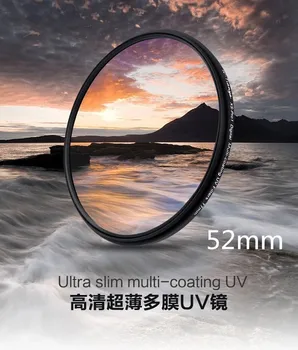 Цифровой УФ-Фильтр WTIANYA 52mm Slim XS-Pro1 с Многослойным покрытием Для 52-мм Зеркальной камеры DSLR MC UV С Защитой От Ультрафиолета