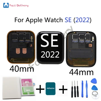 Оригинал для apple watch серии SE (2022) SE2 SE 2 ЖК-дисплея A2773, A2775, A2772, A2774 с сенсорным экраном и цифровым преобразователем в сборе