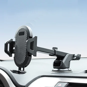 Автомобильный Держатель Для Телефона На Присоске Подставка Для Мобильного Телефона в Автомобиле Без Магнитного Крепления GPS Для iPhone 12 11 XS X XR Xiaomi Huawei