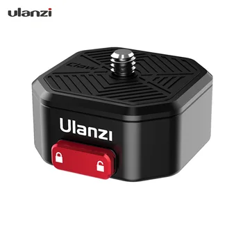 Быстроразъемная Пластина Ulanzi Claw Mini QR Plater с Винтом 1/4 Дюйма для Зеркальной Фотокамеры Цифрового Фотоаппарата и других Устройств