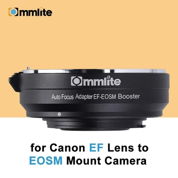Адаптер Усилителя объектива Commlite EF-EOSM 0.71x Адаптер Усилителя Объектива AF с Фокусным расстоянием для Объектива Canon EF к Камере с креплением EOSM M5 M6
