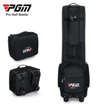 Авиационная сумка для гольфа PGM, водонепроницаемая дорожная сумка для гольфа на колесах, Большая емкость для хранения, Практичные складные сумки для мячей для самолетов HKB012