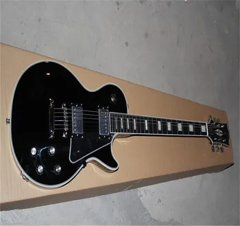 2023 новая гитара, изготовленный на заказ гриф из черного дерева, электрогитара с черными клавишами настройки guard, электрогитара