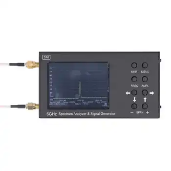 Векторный Сетевой Анализатор Спектра VNA 6 ГГц Антенный Тестер Генератора Сигналов SA6 3,2-дюймовые Экранные Электронные Компоненты