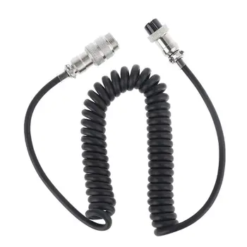 8-контактный спиральный удлинительный микрофонный шнур 8-жильный авиационный штекерный кабель к 8-жильному авиационному штекерному кабелю