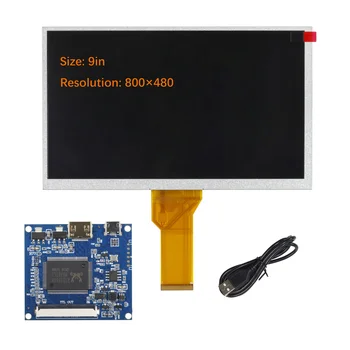 9-дюймовый ЖК-дисплей AT090TN12, плата управления драйвером, совместимая с Mini HDMI для DIY Lattepanda, монитор для ПК Raspberry Pi