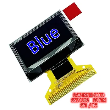 белый синий желтый синий 0,96-дюймовый 30-контактный OLED-экран SSD1306 Drive IC 128 *64 Parraller 3/4 провода SPI I2C UG-2864HSWEG01