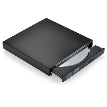 Внешний Привод CD DVD, USB 2.0 Тонкий Переносной Внешний Привод CD +/-RW DVD-RW Проигрыватель для Записи DVD-RW для Ноутбука Настольный ПК