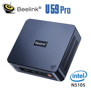 Beelink U59 Pro Мини-ПК с Windows 11 Intel Celeron N5105 Двухканальный DDR4 16GB 512GB 1000M LAN WiFi5 BT4.0 Настольный игровой компьютер